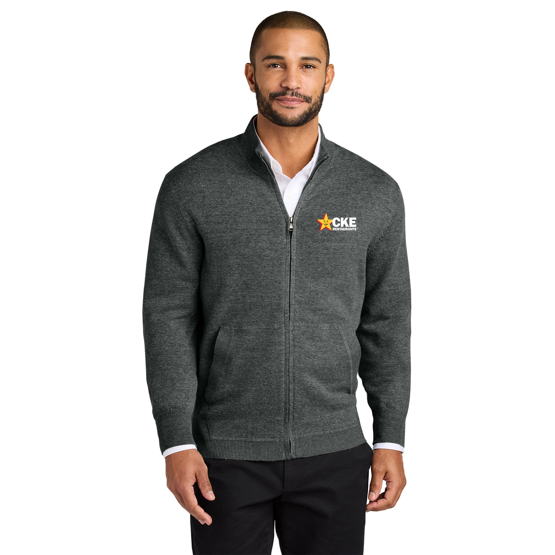 Port Authority Easy Care Full-Zip Sweater